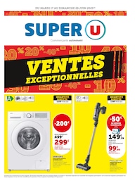 Catalogue Super U à Javené, avec 6 pages Prospectus Super U à Javené: "Super U", 6} pages, 17/06/2025 - 29/06/2025