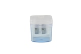 Promo taille-crayon 2 trous + reservoir - disponible dans différentes couleurs à 0,59 € dans le catalogue Bureau Vallée à Thionville