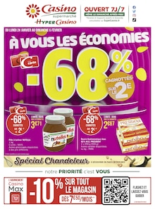 Casino Supermarchés Catalogue "À vous les économies", 20 pages, Aigremont, 24/01/2022 - 06/02/2022 Casino Supermarchés Catalogue "À vous les économies", 20 pages, Aigremont, 24/01/2022 - 06/02/2022