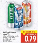 Pilsener oder V+ von Veltins im aktuellen E center Prospekt