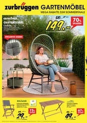 Aktueller Zurbrüggen Prospekt mit Gartentisch, "GARTENMÖBEL SPARALARM!", Seite 2