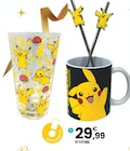 1 set cadeau pokémon mug 2 pailles et un verre - POKÉMON dans le catalogue JouéClub