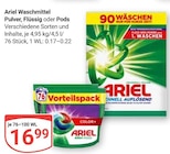 Waschmittel Pulver im Angebot bei GLOBUS in Salzgitter Waschmittel Pulver Angebote von Ariel bei GLOBUS Salzgitter für 16,99 €