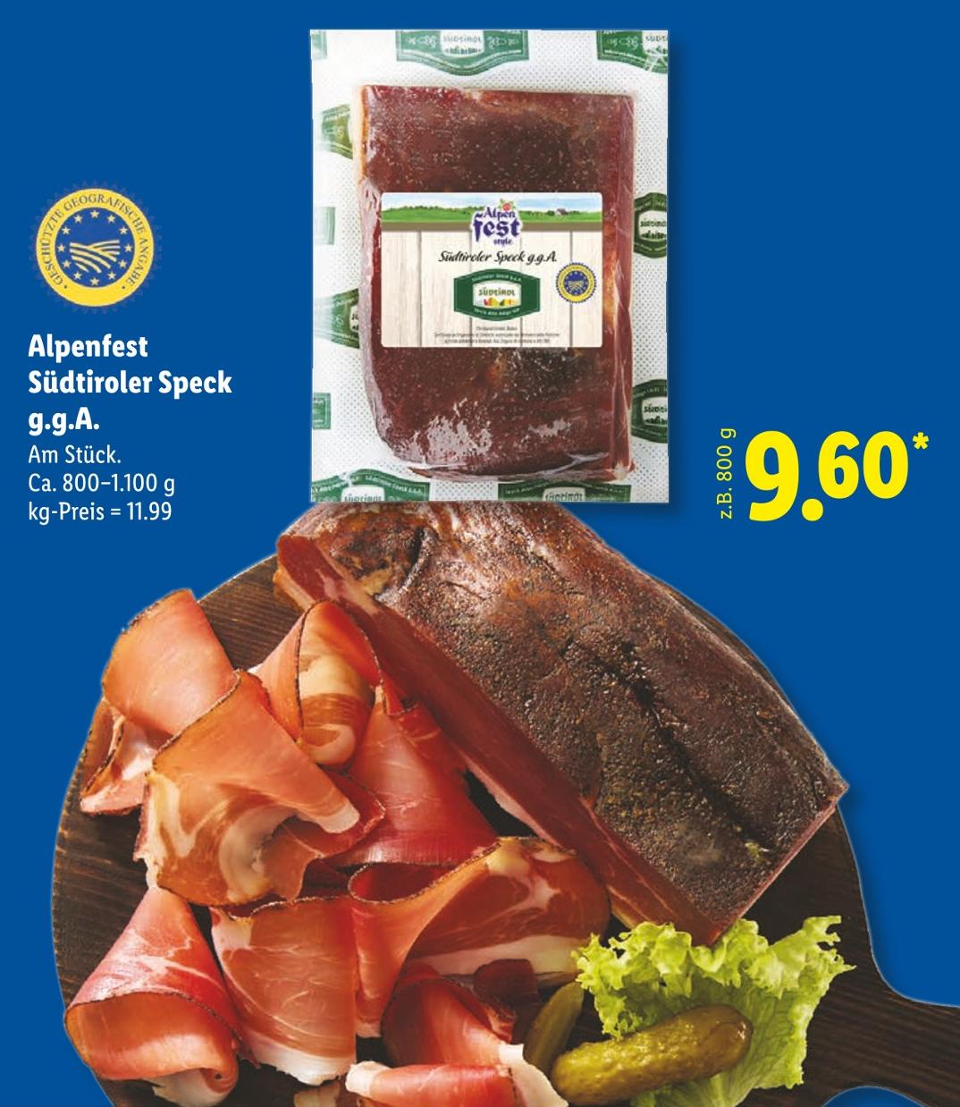 Südtiroler Speck g.g.A.