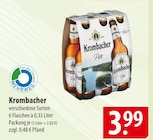 Pils im Angebot bei famila Nordost in Diepholz Pils Angebote von Krombacher bei famila Nordost Diepholz für 3,99 €