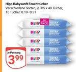 GLOBUS Homburg - Babysanft Feuchttücher Angebot im Prospekt Babysanft Feuchttücher bei GLOBUS im Homburg Prospekt für 3,99 €