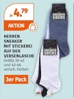 HERREN SNEAKER MIT STICKEREI AUF DER VERSENLASCHE im Angebot bei Müller in Kaufbeuren HERREN SNEAKER MIT STICKEREI AUF DER VERSENLASCHE Angebote bei Müller Kaufbeuren für 4,79 €