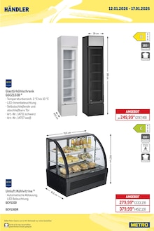 Kühlschrank im aktuellen METRO Prospekt (Lüneburg) Kühlschrank im METRO Prospekt "Wochenengebote Händler + Monats Mix" mit 32 Seiten (Lüneburg)