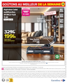 Promo Aspirateur Balai dans le catalogue Carrefour du moment à la page 2