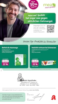mea - meine apotheke Prospekt Unsere November-Angebote mit  Seiten in Müllheim und Umgebung