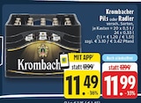 Aktuelles Pils Angebot bei E center in Krefeld ab 11,49 €