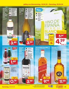 Spirituosen im Netto Marken-Discount Prospekt "Aktuelle Angebote" mit 49 Seiten (Karlsruhe)