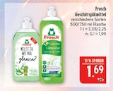 Geschirrspülmittel Limone im Angebot bei Marktkauf in Fürth Geschirrspülmittel Limone Angebote von Frosch bei Marktkauf Fürth für 1,69 €