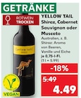 Shiraz, Cabernet Sauvignon oder Muscato bei Kaufland im Ehingen Prospekt für 4,49 €