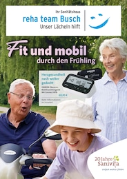Aktueller reha team Busch GmbH & Co. KG Sanitätshäuser Prospekt für Zeven: Fit und mobil durch den Frühling mit 6 Seiten, 11.03.2026 - 31.05.2026