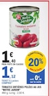 Tomates entières pelées au jus - NOTRE JARDIN - E.Leclerc Tomates entières pelées au jus - NOTRE JARDIN à 1,12 € dans le catalogue E.Leclerc