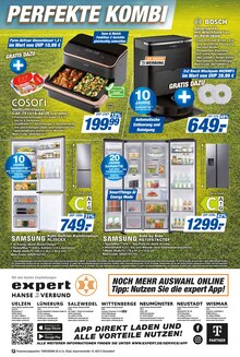 Kühlschrank im expert Prospekt "Top Angebote" mit 12 Seiten (Wismar)