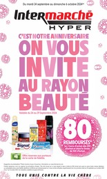 Catalogue Intermarché "C'EST NOTRE ANNIVERSAIRE ON VOUS INVITE AU RAYON BEAUTÉ" à Menton et alentours, 60 pages, 24/09/2024 - 06/10/2024