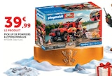 Pick up de pompiers & 2 personnages - PLAYBOMIL - Hyper U à Colmar Pick up de pompiers & 2 personnages - PLAYBOMIL en promo chez Hyper U Colmar à 39,99 €