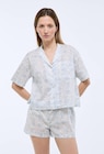 Pyjashort imprimé toile de Jouy en plumetis de coton BIO - Monoprix Margaret Pyjashort imprimé toile de Jouy en plumetis de coton BIO à 21,59 € dans le catalogue Monoprix Margaret