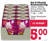 Aktuelles Hello my cat Katzennahrung Angebot bei E center in Mannheim ab 5,00 €