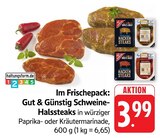 EDEKA - Schweine-Halssteaks Angebot im Prospekt Schweine-Halssteaks bei EDEKA im Prospekt "" für 3,99 €
