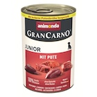 Aktuelles Animonda Dog Dose GranCarno Junior mit Pute 400 g Angebot bei Zookauf in Remscheid ab 1,49 €