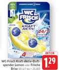 Kraft-Aktiv-Duftspender Lemon im Angebot bei EDEKA in Karlsruhe Kraft-Aktiv-Duftspender Lemon Angebote von WC Frisch bei EDEKA Karlsruhe für 1,29 €