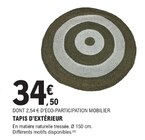 Tapis d'extérieur en promo chez E.Leclerc Saint-Étienne à 34,50 €