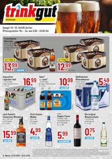 Trinkgut Prospekt der KW 13 "Aktuelle Angebote" Aktueller Trinkgut Prospekt "Aktuelle Angebote" Seite 1 von 4 Seiten