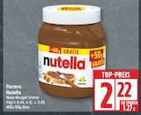EDEKA Ahrensfelde - Nutella Angebot im Prospekt Nutella bei EDEKA im Ahrensfelde Prospekt für 2,22 €