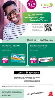 Schmerzgel im aktuellen mea - meine apotheke Prospekt (Hamburg) Schmerzgel im mea - meine apotheke Prospekt "Unsere Juni-Angebote" mit 4 Seiten (Hamburg)