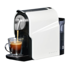 Machine à expresso blanche - MEDEK en promo chez Carrefour Pantin à 54,99 €