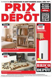 Promos Dressing dans le catalogue "PRIX DÉPÔT" de Brico Dépôt Dressing en promo dans le catalogue Brico Dépôt à la page 1