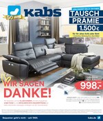 Kabs Polsterwelt Prospekt "Wir sagen Danke!", 12 Seiten, für Oldenburg, 16.10.2019 - 24.10.2019 Kabs Polsterwelt Prospekt "Wir sagen Danke!", 12 Seiten, für Oldenburg, 16.10.2019 - 24.10.2019