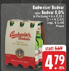 Budweiser Budvar im Angebot bei EDEKA in Duisburg Budweiser Budvar Angebote bei EDEKA Duisburg für 4,79 €