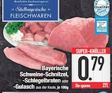 Bayerische Schweine-Schnitzel bei E center im Sankt Englmar Prospekt für 0,79 €