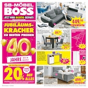 Polstermöbel im SB Möbel Boss Prospekt in Bielefeld Aktueller SB Möbel Boss Prospekt mit Polstermöbel, "JETZT WIRD RICHTIG GESPART!", Seite 1