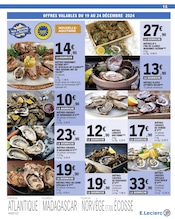 Promos Coquillages dans le catalogue "UN RÉVEILLON GOURMAND à prix E.Leclerc" de E.Leclerc à la page 15