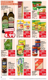 Nudeln im Kaufland Prospekt "Aktuelle Angebote" mit 53 Seiten (Mülheim (Ruhr))