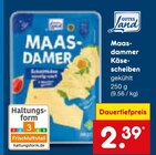 Aktuelles Maasdamer Käsescheiben Angebot bei Netto Marken-Discount in Ulm ab 2,39 €