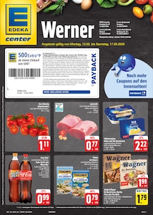 E center Prospekt der Woche "Wir lieben Lebensmittel!" Seite 1, 12.05.2025 bis 17.05.2025 für Lichtenfels Aktueller E center Prospekt "Wir lieben Lebensmittel!" Seite 1 von 28 Seiten für Lichtenfels