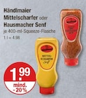 Mittelscharfer Senf im V-Markt Prospekt Mittelscharfer Senf von Händlmaier im aktuellen V-Markt Prospekt für 1,99 €