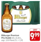 EDEKA Obersontheim - Premium Pils Stubbi Angebot im Prospekt Premium Pils Stubbi bei EDEKA im Obersontheim Prospekt für 9,99 €