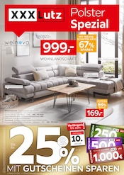 Aktueller XXXLutz Möbelhäuser Prospekt mit Couchtisch, "Polster Spezial", Seite 1