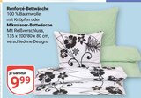 Aktuelles Renforcé-Bettwäsche Angebot bei GLOBUS in Salzgitter ab 9,99 €