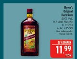 Original Dark Rum Angebote von Myers's bei Marktkauf Altenburg für 11,99 €