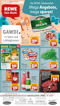 Aktueller REWE Prospekt "Dein Markt" Seite 1 von 33 Seiten für Lüdinghausen