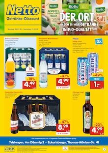 Netto Marken-Discount Prospekt DER ORT, AN DEM DU IMMER AUSGEZEICHNETE PREISE FINDEST. mit  Seiten in Duderstadt und Umgebung