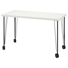 Schreibtisch weiß/schwarz von LAGKAPTEN / KRILLE im aktuellen IKEA Prospekt